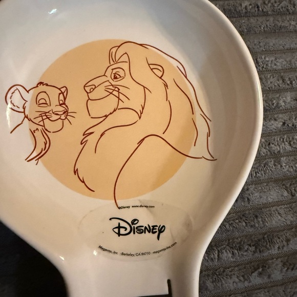 Rae Dunn Disney The Lion King Mufasa & Simba 🦁 Spoon Rest - NEW - Picture 3 of 8